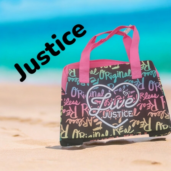 Justice tote colorful bag fashion girls